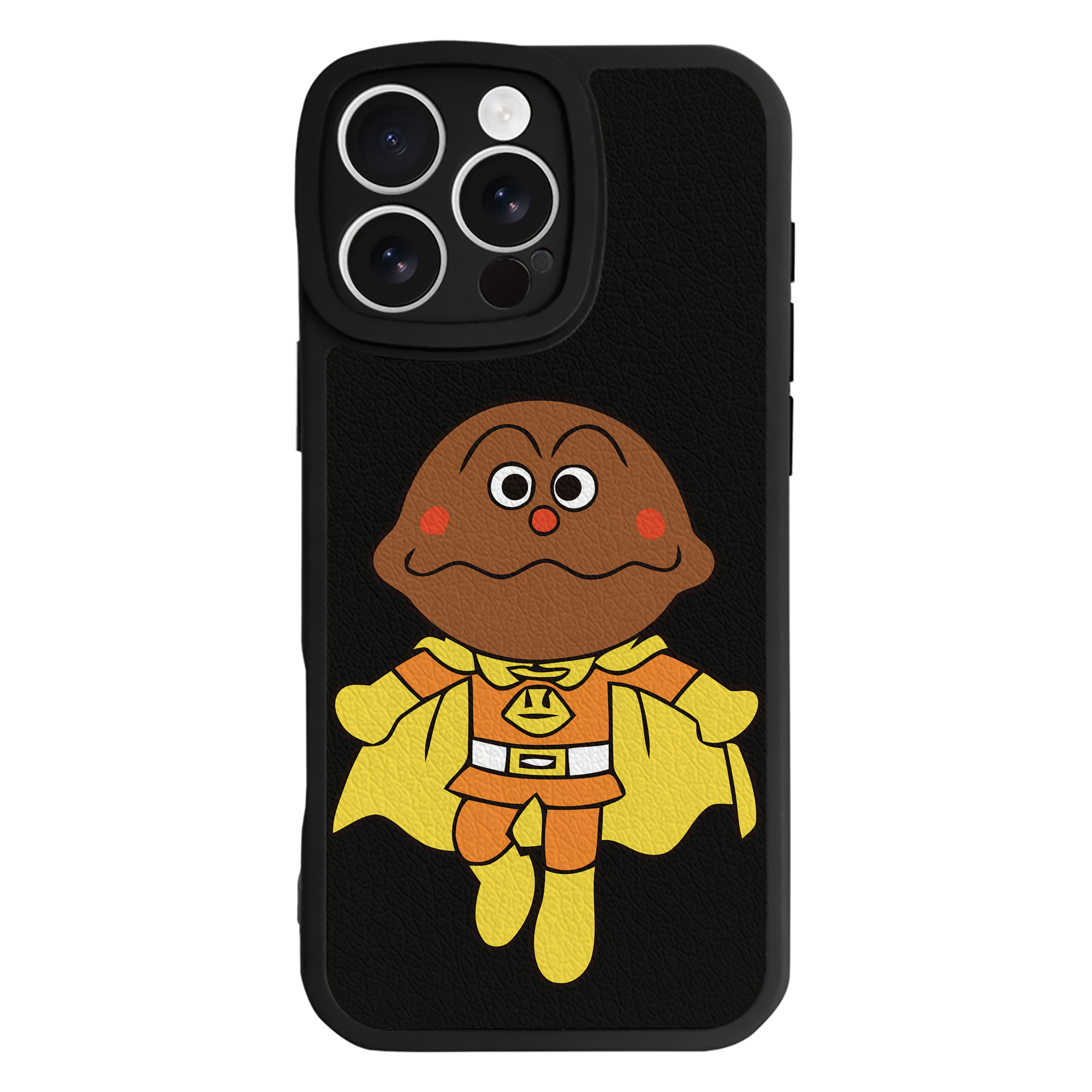 （画像用） アンパンマン Anpanman 【iPhone 16シリーズ対応】シリコンスマホケース（レザー調） 材質：シリコン